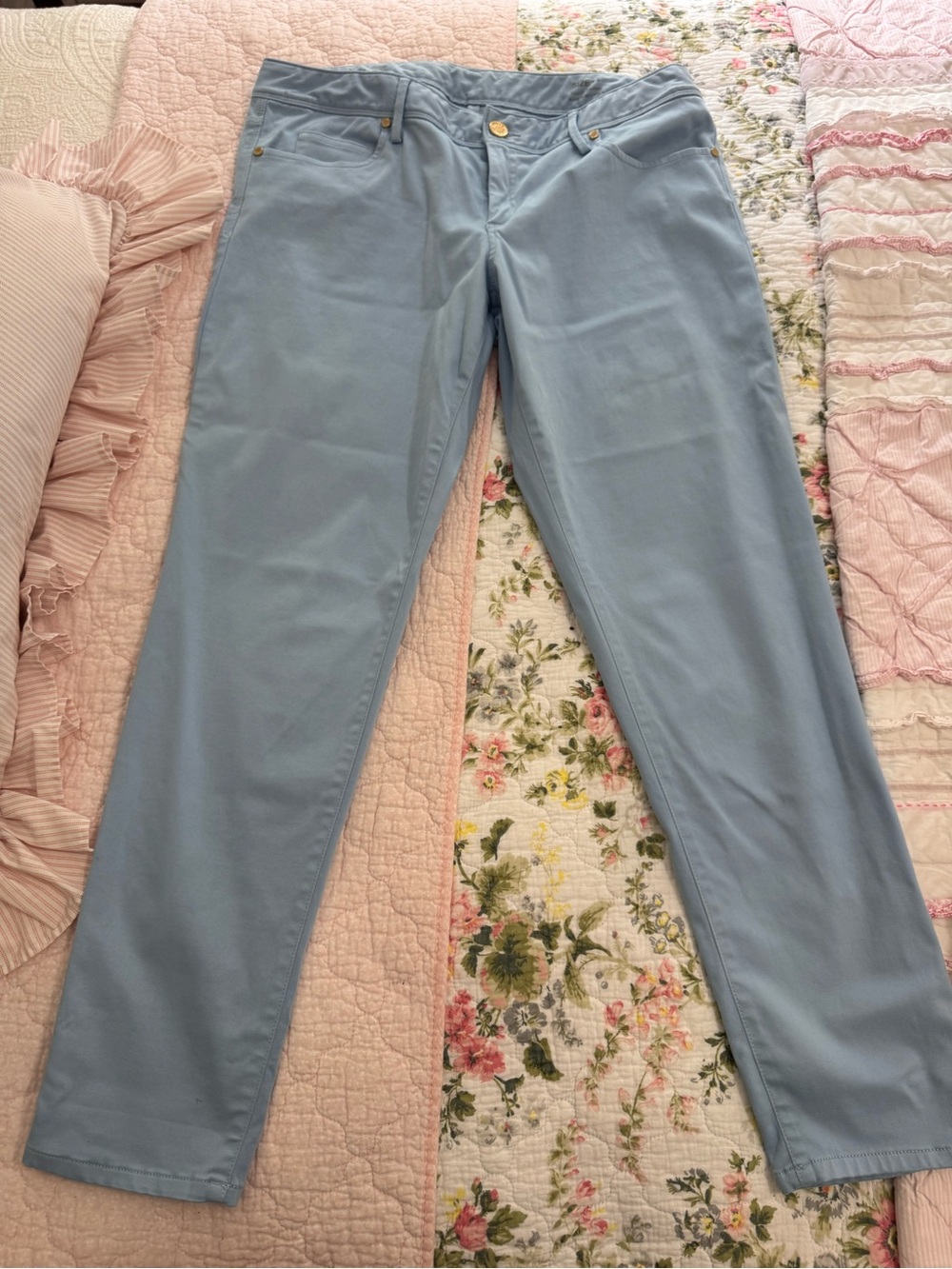 Lilly Pulitzer Light Blue Straight-Leg Women’s Jeans